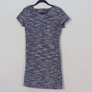Banana Republic Navy Tweed Sheath Dress Sz 6
